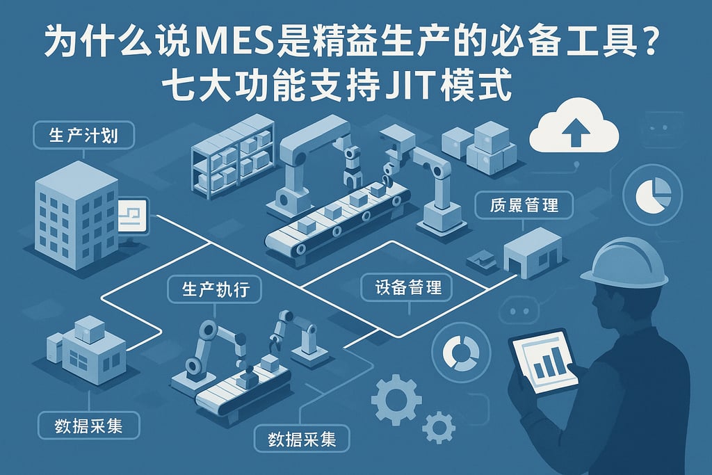 为什么说MES是精益生产的必备工具？七大功能支持JIT模式  